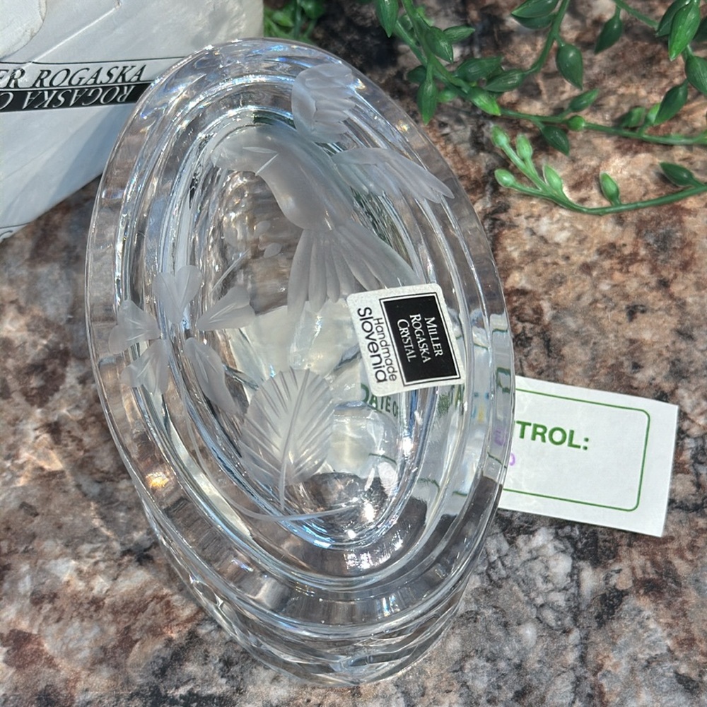 Miller Rogaska trinket box